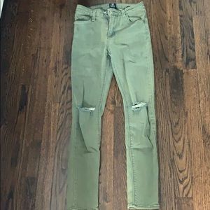 Camo Green Jeans by Just Black